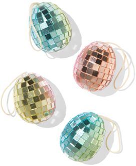 Hema Paashangers 11x9x4cm disco ei - 4 stuks