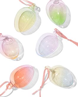 Hema Paashangers glas verloop - 6 stuks