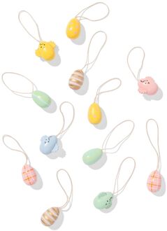 Hema Paashangers hout ei - 12 stuks