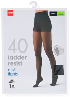 Hema Panty anti-ladder 40denier zwart (zwart) - 40/42