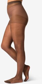 Hema Panty's glans transparant 20 denier - 4 stuks bruin (bruin) - 48/52