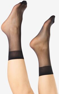 Hema Pantysokken anti-ladder mat 15denier - 2 paar zwart (zwart) - one size