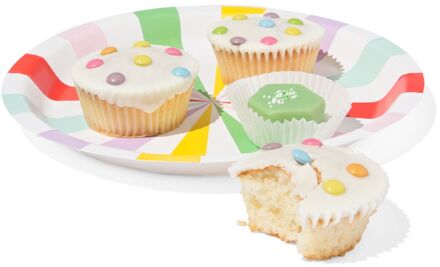 Hema Papieren bordjes groot 8 stuks