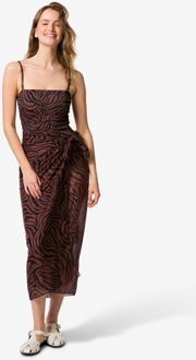 Hema Pareo 190x100cm zebra (gebroken wit)