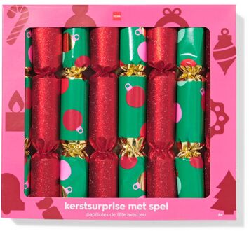 Hema Party crackers groen - 8 stuks