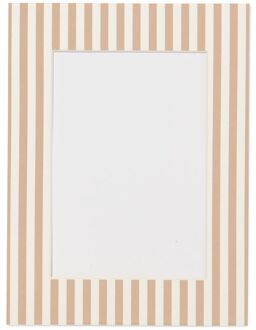 Hema Passe-partout 15x20cm papier strepen (wit)