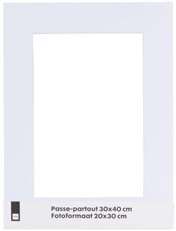 Hema Passepartout 30x40cm wit