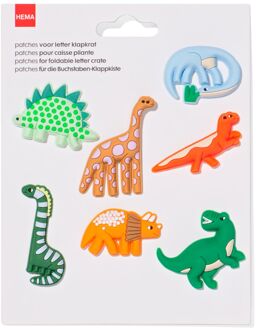 Hema Patches letter klapkrat dino