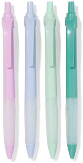 Hema Pennen rubber blauwschrijvend - 4 stuks