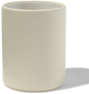 Hema Pennenbakje ⌀8.3x10.5cm imitatieleer (beige)