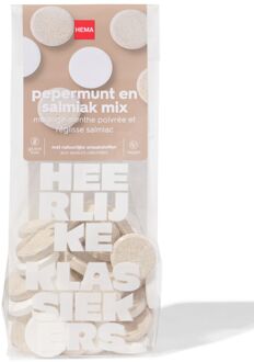 Hema Pepermunt en salmiak mix 130g