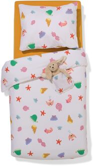 Hema Peuterdekbedovertrek 120x150cm zacht katoen zeewereld (multi)