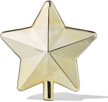 Hema Piek ster 15x8.8x17cm glas goud (goud)