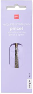 Hema Pincet met vergulde smalle punt