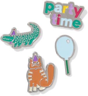 Hema Pins feestbeesten - 4 stuks