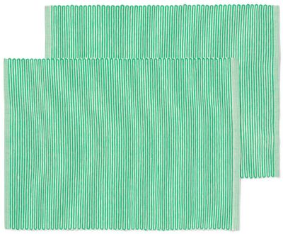 Hema Placemats 35x45 ribbel - 2 stuks