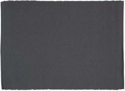Hema Placemats - 42 x 32 - katoen - grijs - 2 stuks (grijs)
