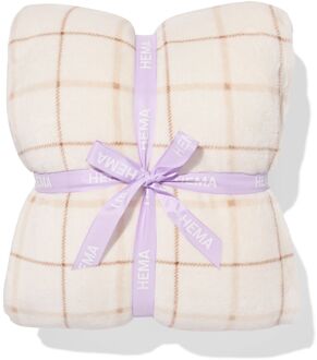 Hema Plaid 130x150cm sherpa natural (nude)