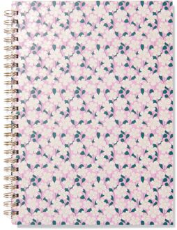 Hema Plakboek 24.7x32.6cm blanco bloemen (multi)
