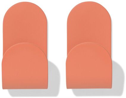 Hema Plakhaken terra - 2 stuks