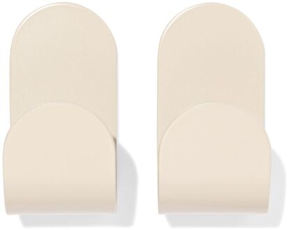Hema Plakhaken zand - 2 stuks (beige)
