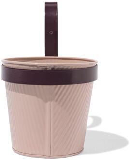 Hema Plantenbak balkon 22x13x21cm met haak roze