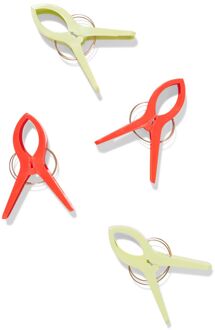 Hema Plastic knijpers voor handdoek (multi)