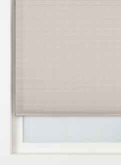 Hema Plisse dubbel lichtdoorlatend gekleurde achterzijde zand (zand)