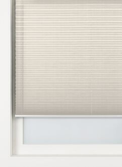 Hema Plisse enkel linnen transparant naturel (naturel)