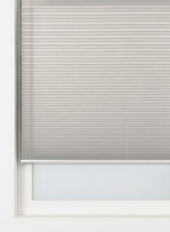 Hema Plisse enkel uni lichtdoorlatend lichtgrijs (lichtgrijs) - 46130473