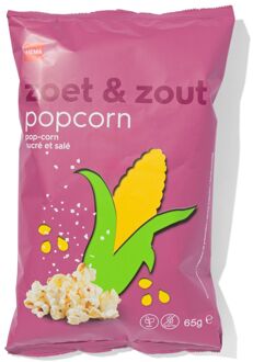 Hema Popcorn zoet & zout 65gram