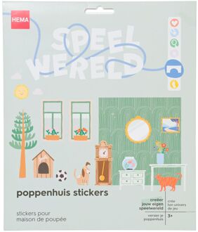 Hema Poppenhuis Stickers - 16 Vel