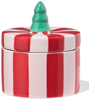 Hema Pot 10x7.5x10cm keramiek rood