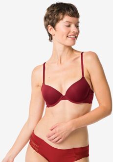 Hema Push-up bh met beugel donkerrood (donkerrood)