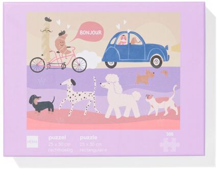 Hema Puzzel katten en honden 300 stukjes
