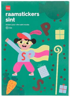 Hema Raamstickers A4 Sint