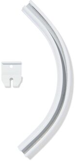 Hema Railverbinder met bocht wit (wit)