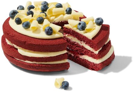 Hema Red velvet taart 8 p.