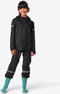 Hema Regenbroek voor kinderen lichtgewicht waterdicht zwart (zwart)