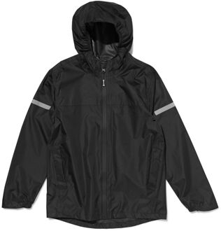 Hema Regenjas voor kinderen lichtgewicht waterdicht zwart (zwart) - 146/152