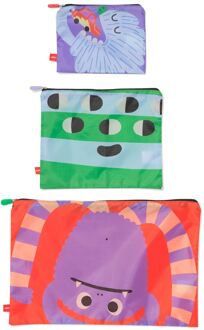 Hema Ritstasjes S+M+L monsters - 3 stuks