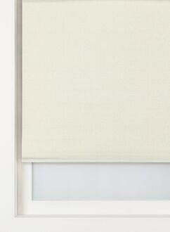 Hema Rolgordijn uni verduisterend gekleurde achterzijde creme (creme)