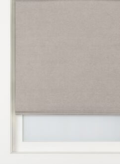 Hema Rolgordijn velvet verduisterend gekleurde achterzijde zand (zand)
