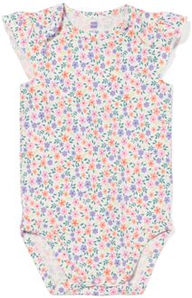 Hema Romper katoen met stretch bloemen multicolor (multicolor) - 74/80