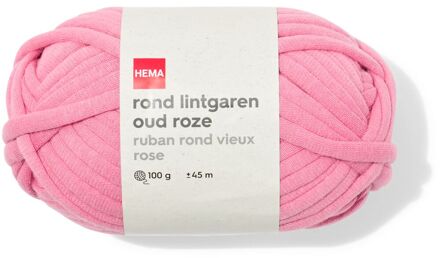 Hema Rond lintgaren 100g 45m oudroze