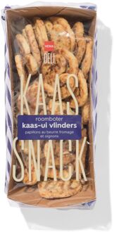Hema Roomboter bladerdeegzoutjes met kaas en ui 135g