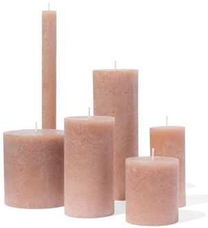 Hema Rustieke kaarsen bruin (bruin) - 13504014