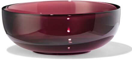Hema Saladeschaal ⌀23cm glas bordeauxrood (bordeauxrood)