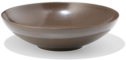 Hema Saladeschaal Ø28.5cm PUUR reactief glazuur donkerbruin (donkerbruin)