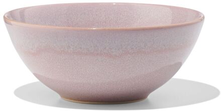 Hema Schaal 16cm Monaco reactief glazuur roze (roze)